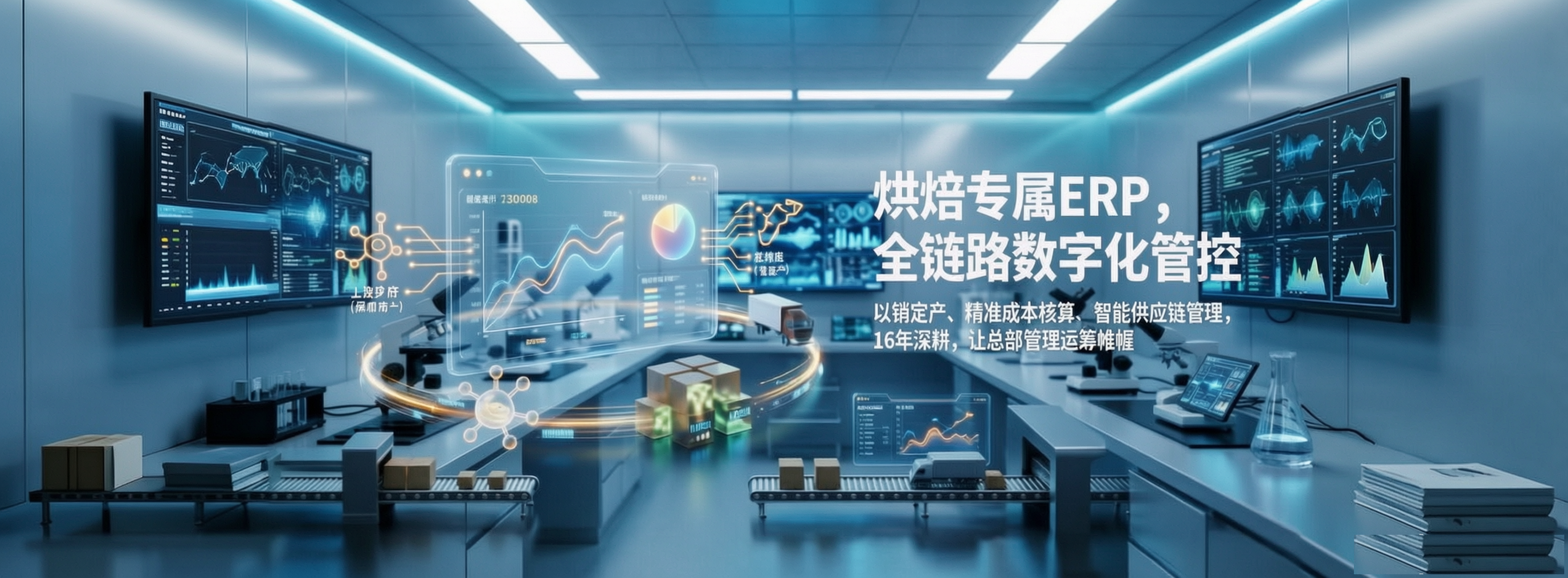 烘焙专属ERP · 全链路数字化管控